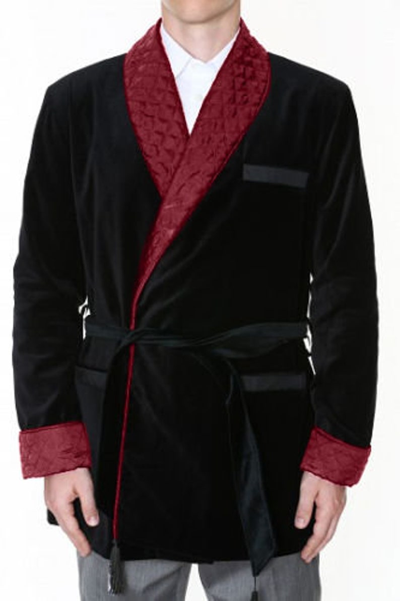 smoking jacket robe men