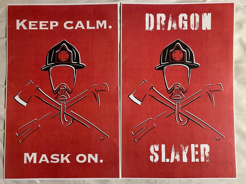 Assorted Firefighting POSTERS - Etsy