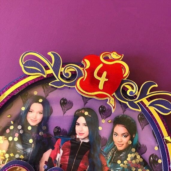 Descendants Gateau Topper Descendant 3 Topper Gateau Disney Etsy