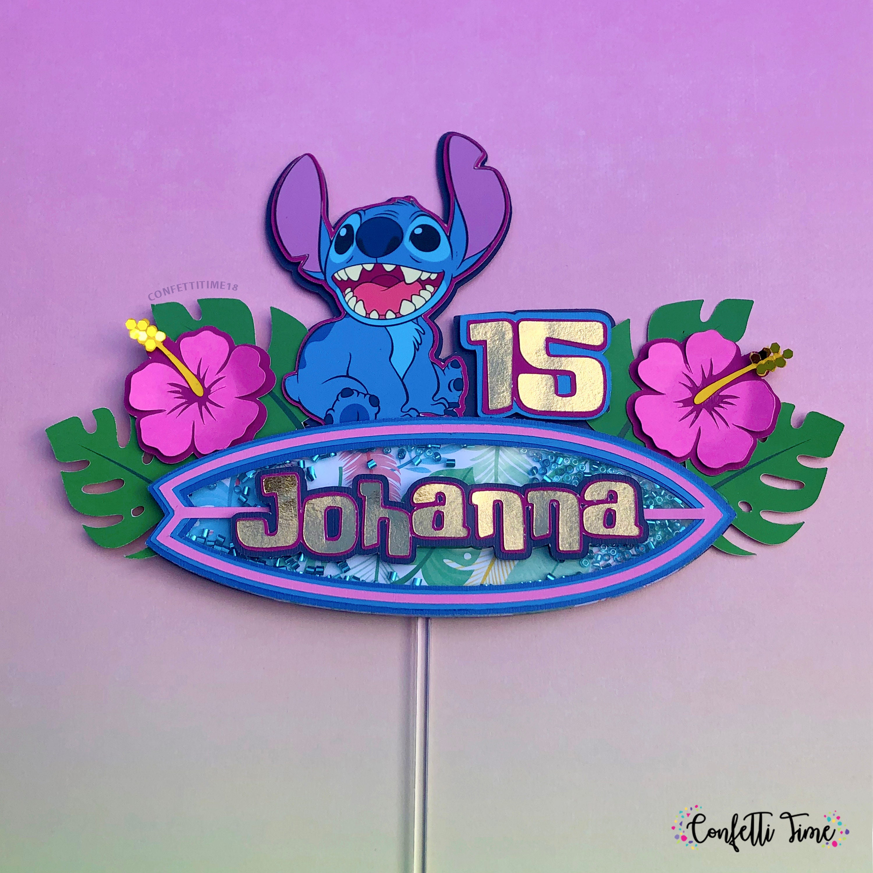 Stitch Cake Topper, Stitch Cake, Stitch Party, Stitch Decoration, Disney Cake  Topper, Shaker Cake Topper, Lilo & Stitch Cake Topper, Stitch -  Denmark