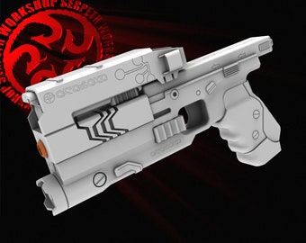 Skippy Cyberpunk inspired pistol  3d Kit/Finished
