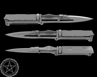 Mandalorian Vibroblade Concept art version 3d Kit/Finished