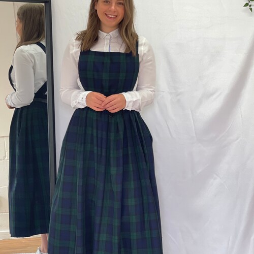 Tartan Pinafore Dress