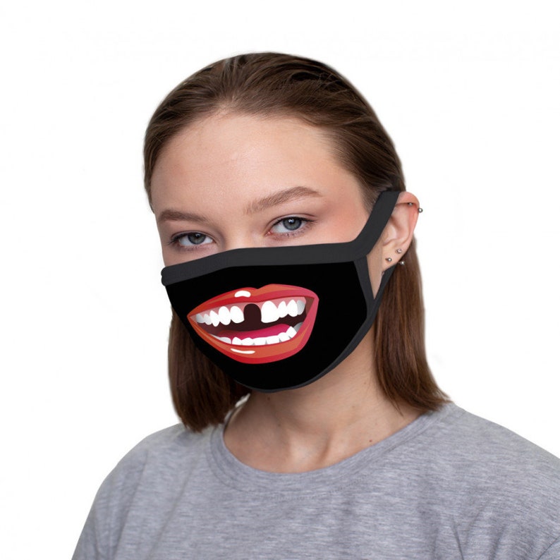 Download Toothless Smile Face Mask Cool Design Reusable Washable | Etsy