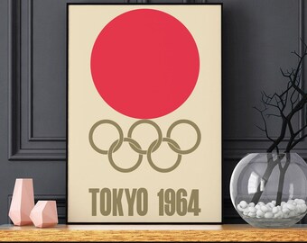 1964 Olympic Games Tokyo Original Official Guest Badge NO RIBBON Very Rare!!! Free Shipping!!! Very Nice!!!