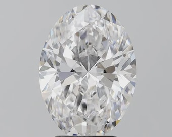 Oval Cut IGI Certified Loose Lab-Grown Diamond, Brilliant Cut VVS Clarity Top Rated Diamond,CVD Lab-Grown Loose Diamond for Engagement Ring