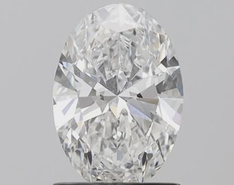 Oval Cut IGI Certified Loose Lab-Grown Diamond, Brilliant Cut VVS Clarity Top Rated Diamond,CVD Lab-Grown Loose Diamond for Engagement Ring