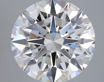 5Ct Round Cut IGI Certified Loose Lab-Grown Diamond, Brilliant Cut VVS Clarity Top Rated Diamond, CVD  Loose Diamond for Engagement Ring