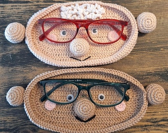 Brillenablage Oma und Opa/ Großeltern gehäkelt