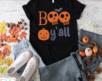 Camiseta divertida de Halloween, camiseta de fantasma espeluznante