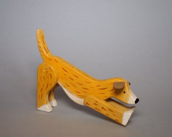 Cane zenzero, giocattolo di legno, proprietario di animali domestici, regalo unico,