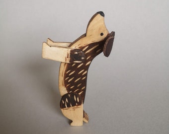Toto Dog, giocattolo di legno - proprietario di animali domestici, regalo unico,