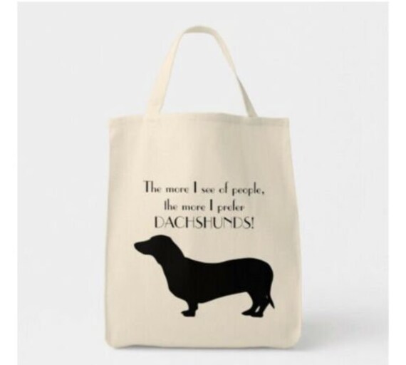 sausage dog gift bag