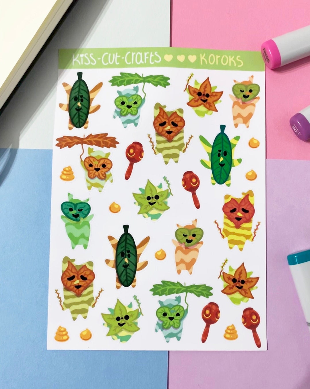 Korok Seed Sticker Pack Original Art - Etsy