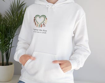 Sudadera con capucha Together We Rise / sudadera de unidad, diseño que prioriza la comunidad
