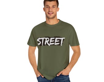 Camiseta unisex teñida: estilo urbano y cotidiano