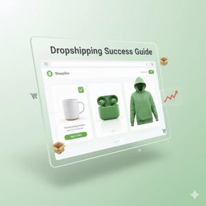 Guide till framgång med dropshipping: Affärsplan för e-handel (digital nedladdning)