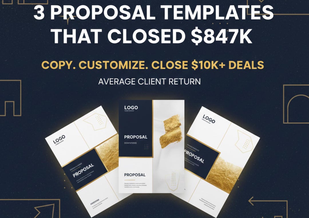 High-ticket Proposal Template Bundle | Freelancers & Agencies (digital ...