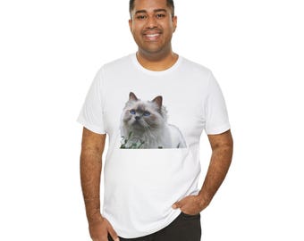 Camiseta caprichosa para amantes de los gatos: camiseta divertida de animales
