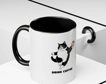Taza para amantes de los gatos: Decoración divertida para la cocina con temática felina