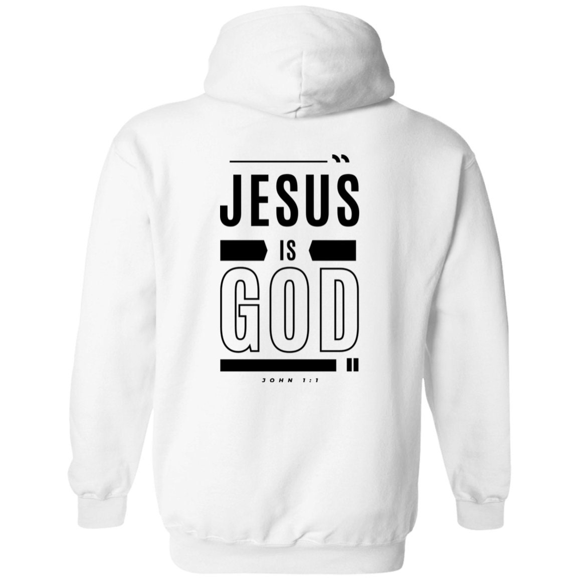 JESUS IS GOD Pullover Hoodie G185 Etsy
