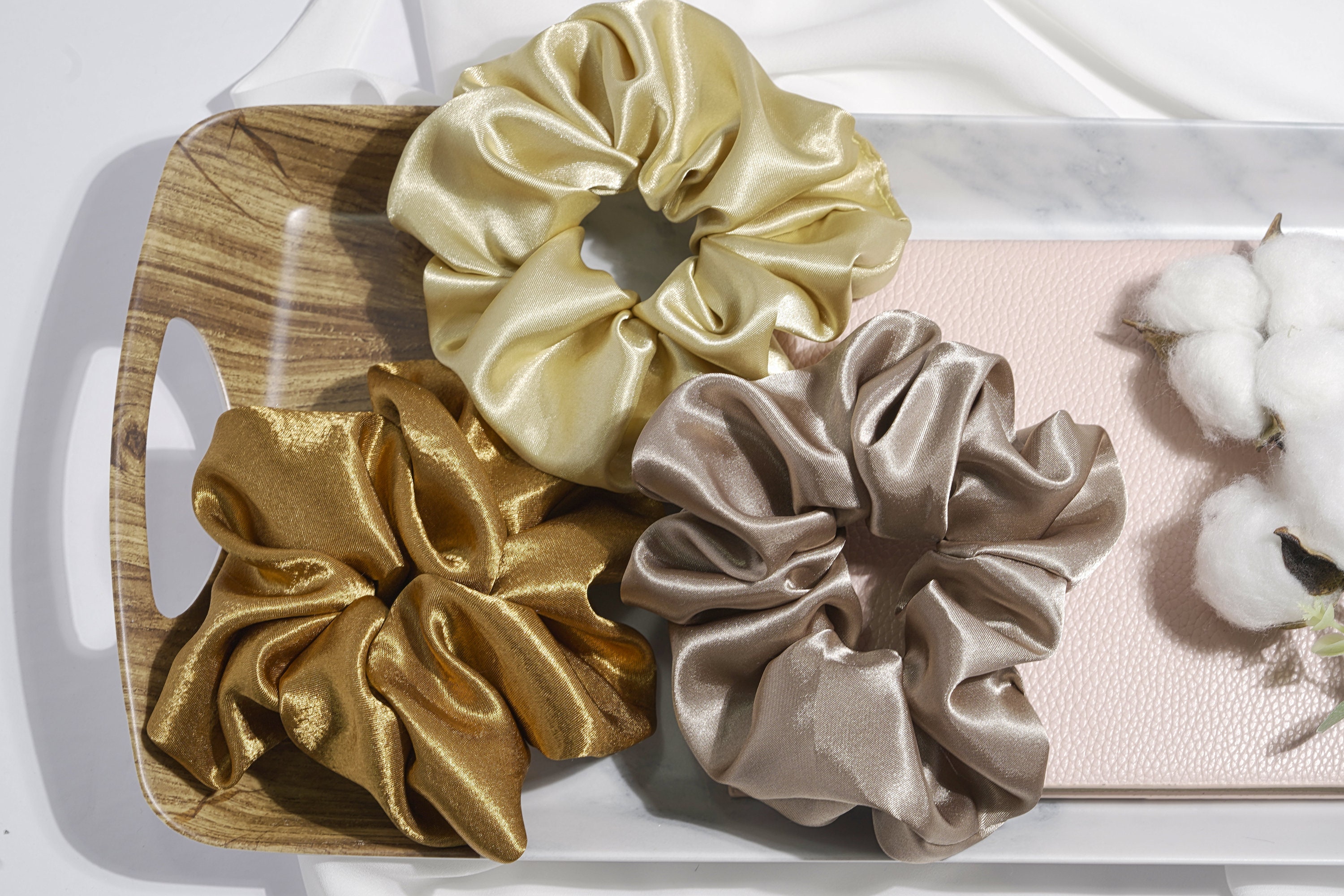 Scranchy 3 Random Scrunchie Pack Hair Tie Surprise Satin Scrunchies | Etsy