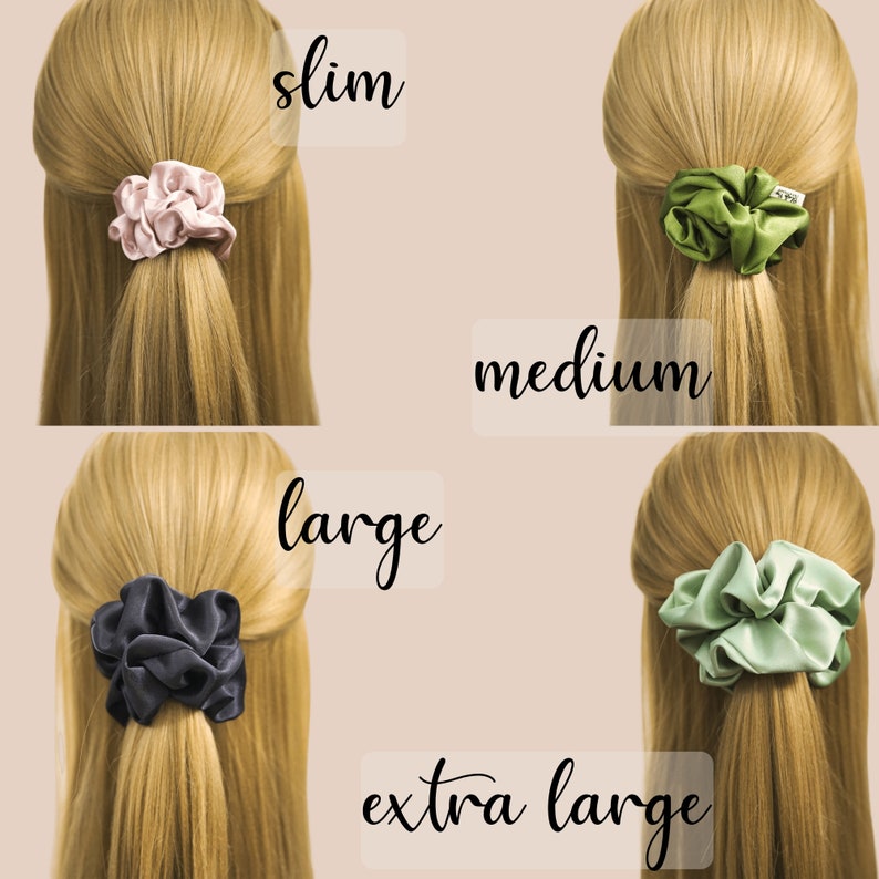 Wholesale Pack Of 20 Scrunchies Hair Tie Set Soft Satin Scrunchie Homemade Scrunchies Gift Items Perfect Gift For Her Bun Holder image 2