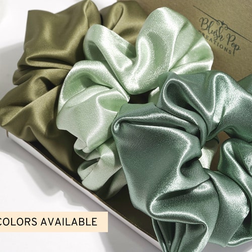 Scrunchie Hair Tie Soft Satin Scrunchie Elastic Hair Tie - Etsy Scrunchie Hair Tie Soft Satin Scrunchie Elastic Hair Tie - Etsy
