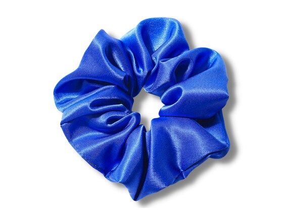 Blue scrunchie deals