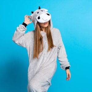 goby steer bull calf, kigurumi, adult onesie, pajamas, halloween pajamas, animal onesie adult, adult onesie costume, onesie women unisex