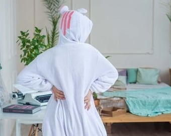 Pijamas de gato, pijamas divertidos, pijamas súper suaves, kigurumi, disfraz de animal para adultos, pijamas tipo mono, pijamas unisex, pijamas navideños para mujer