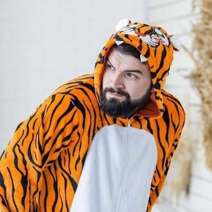 Adult tiger costume Etsy Mexico
