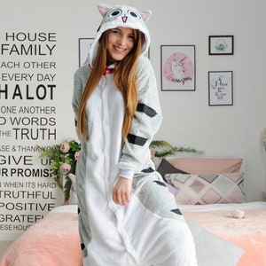 Adults One-piece Pajama, Animal Kigurumi Onesie For Men Women Full Body  Pyjama Cartoon Snorlax Pajamas Costume_s