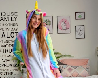 unicorn pajamas, pajamas, unicorn onesie adult, unicorn onesie, unicorn adult onesie, kigurumi, womens onesie, unisex pajamas, onesie women