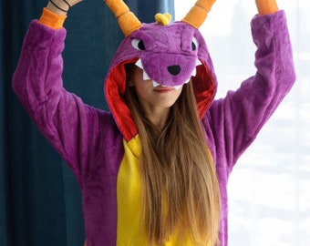 Mono de dragón para adulto, mono de dragón, disfraz de dragón para adulto,  pijama de dragón, kigurumi, monos unisex divertidos, disfraz de animal,