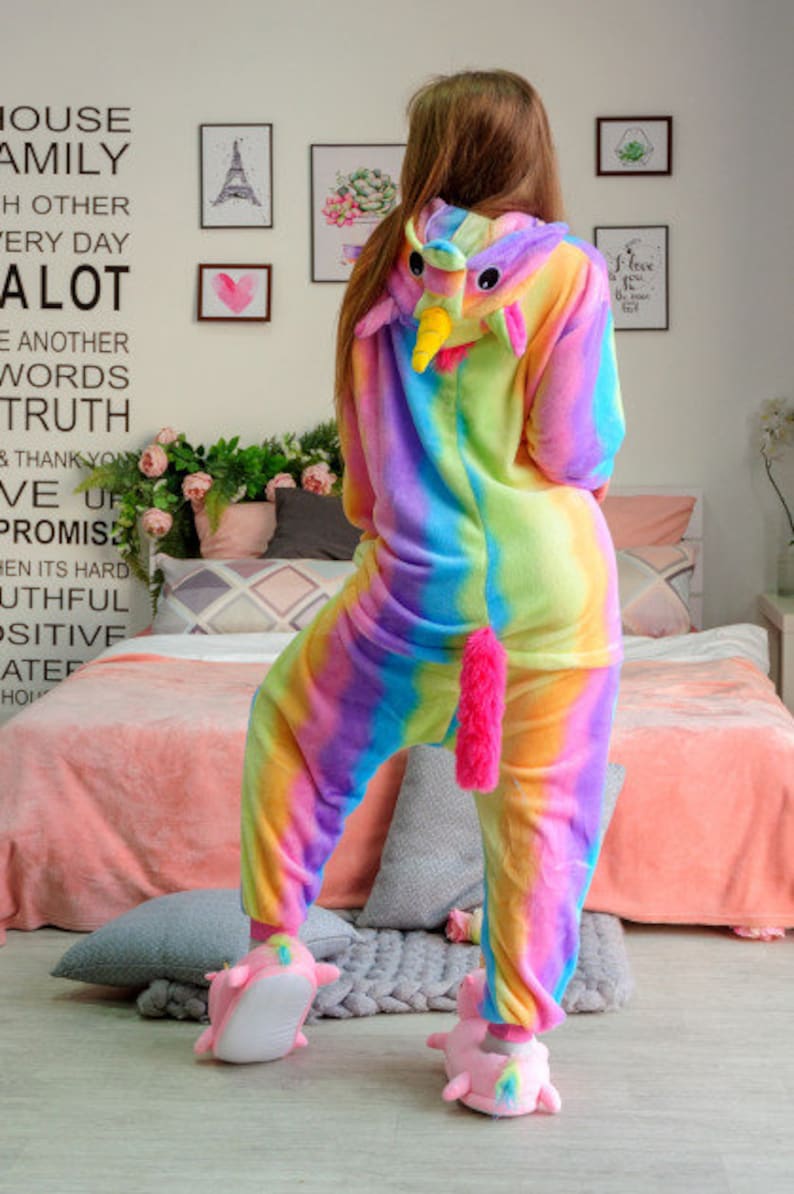 Unicorn Pajamas Pajamas Unicorn Onesie Adult Girls Unicorn Etsy Australia