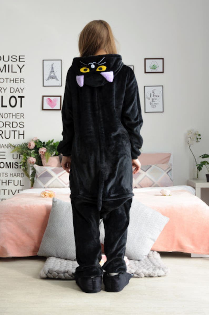Cat onesie adult cat pajamas kigurumi funny pajamas adult Etsy