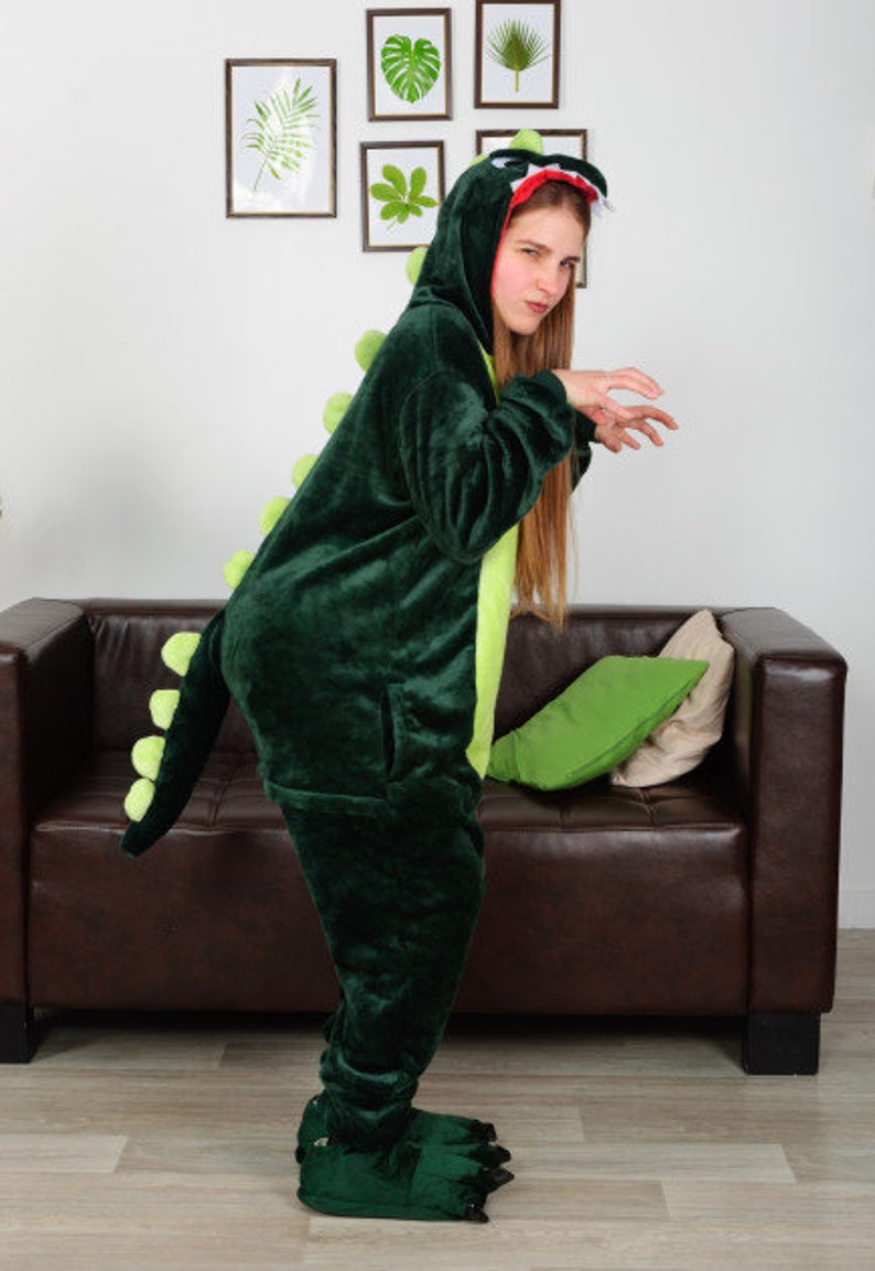 Dinosaur Pajamas Dinosaur Onesie Onesie Adult Kigurumi Etsy