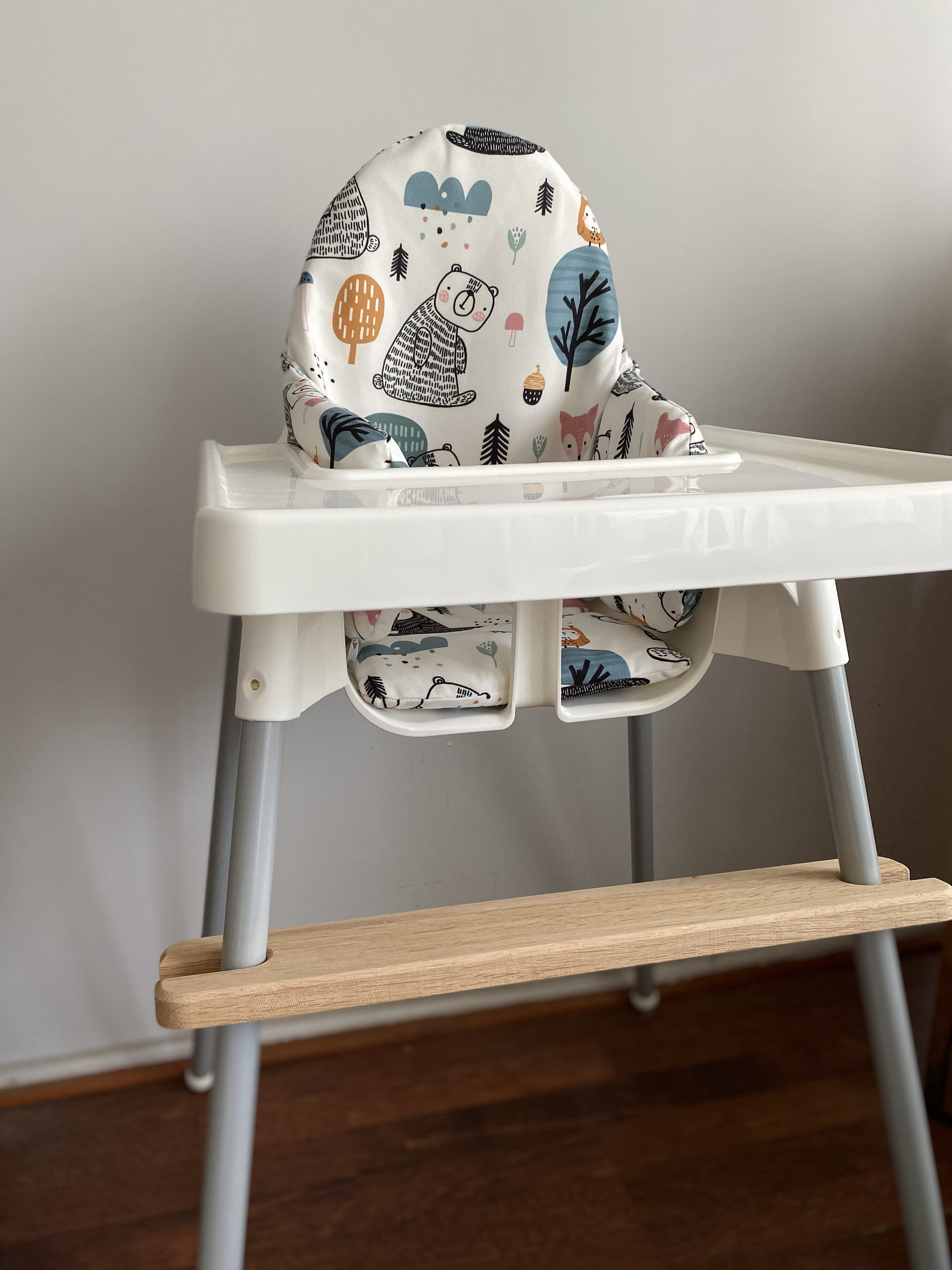 Oak IKEA Highchair Footrest IKEA Antilop Footrest Etsy