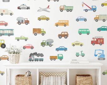 1pc Adesivi Murali Per Auto Dei Cartoni Animati Per La Camera - Foto 4