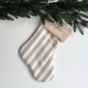 Custom Embroidered Christmas Stocking: Personalized Holiday Decor