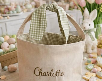 Easter Basket Personalized with Name | Custom Easter Basket for Kids | Baby Easter Basket | Easter Gift for Kids