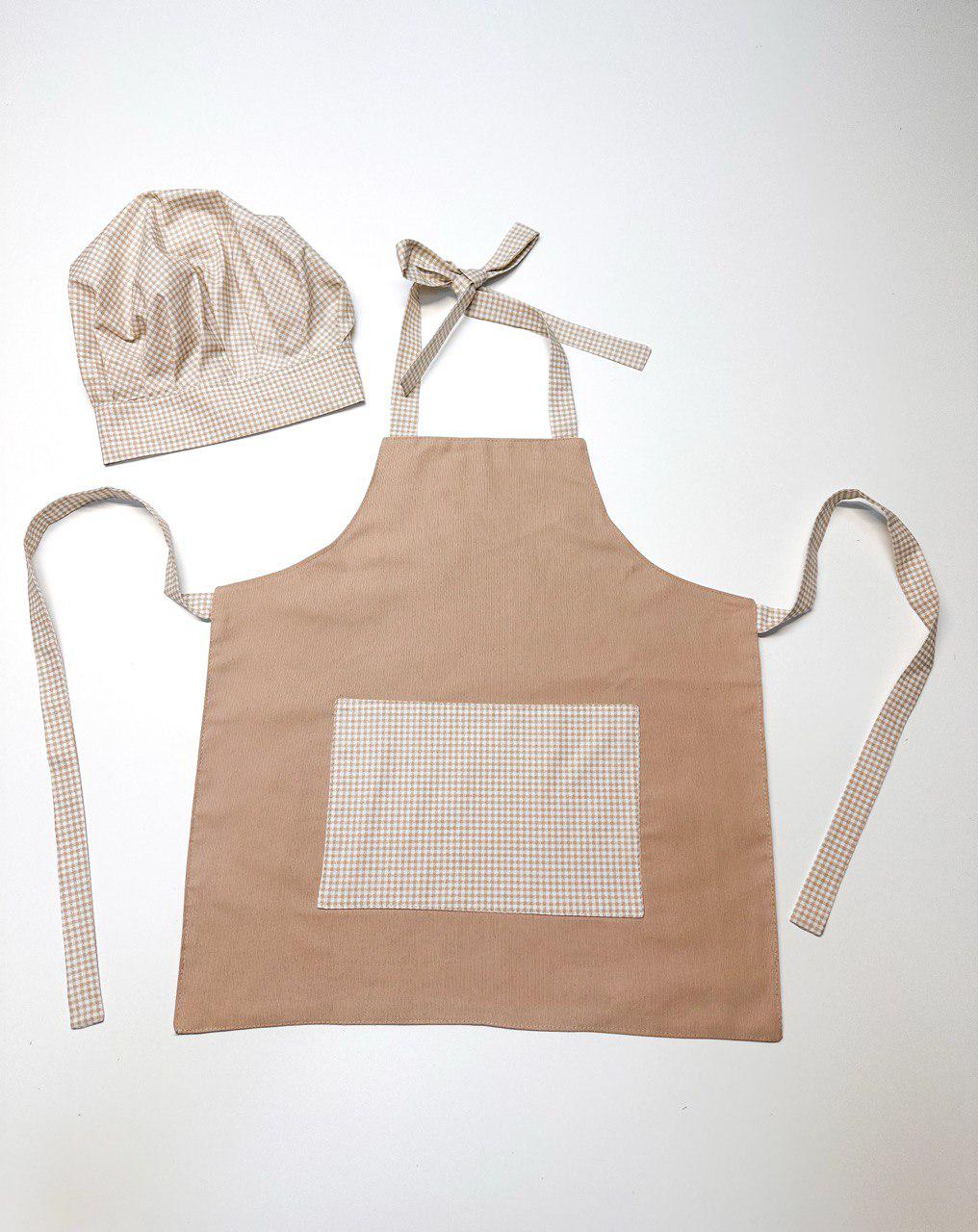 Kids Chef Hat and Apron, Personalized Apron For Kids, Cooking Apron for Cute Little Chef, Kids Baking Aprons, Gifts For Kids