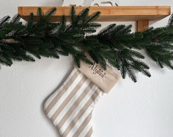 Custom Embroidered Christmas Stocking | Personalized Holiday Decor