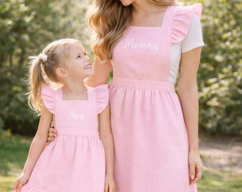 Personalized Mother Daughter Aprons | Mommy and Me Aprons, Mother’s Day Gift