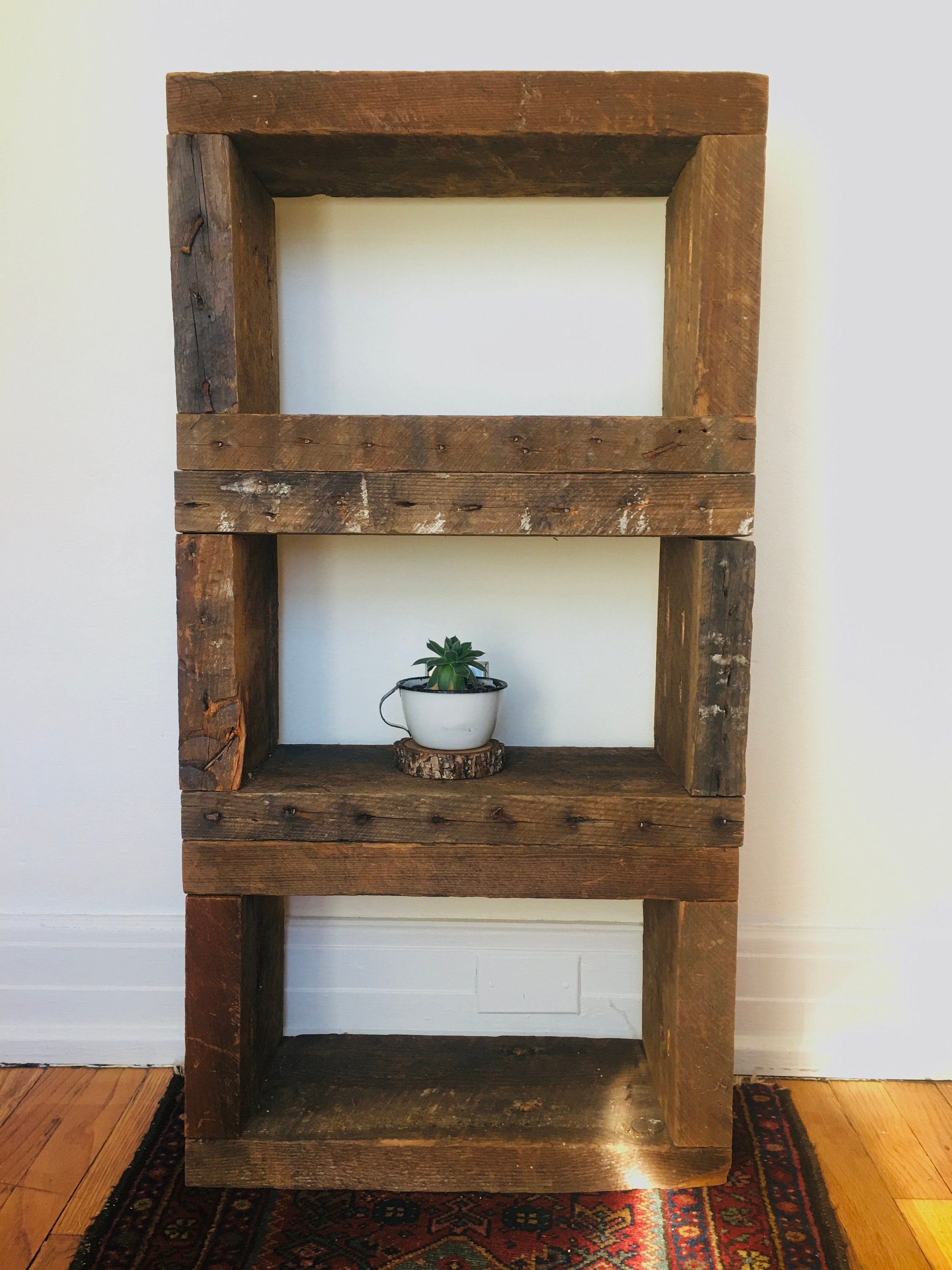 KLEINE RUSTIKALE REGALBÖDEN Holz ca.1890 Reclaimed Holz | Etsy