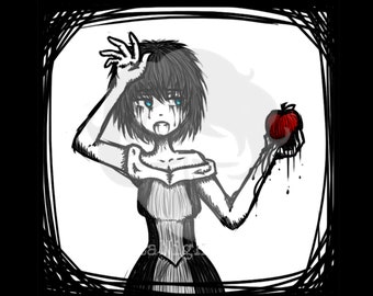 Snow White's Scary Dream (Digital Print)