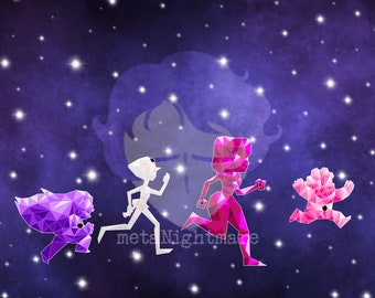 We Are The Crystal Gems (Digital Print)