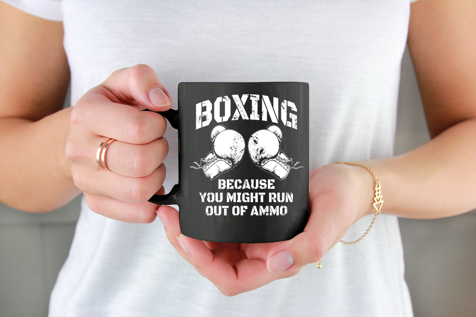 Boxing Gifts Boxer Coffee Mug Kickboxing Coach Gift Because Etsy