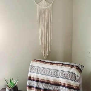 Macrame Tree of life with pink glass beads